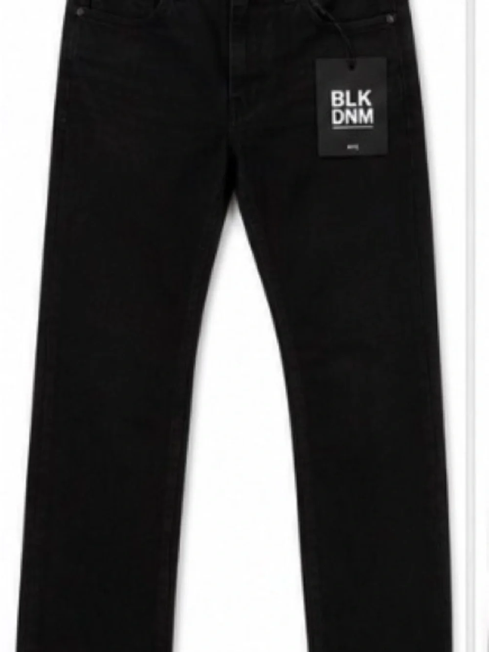 BLK DNM NYC Men’s Black Straight Leg Jeans Size 31x34 NWT Sample